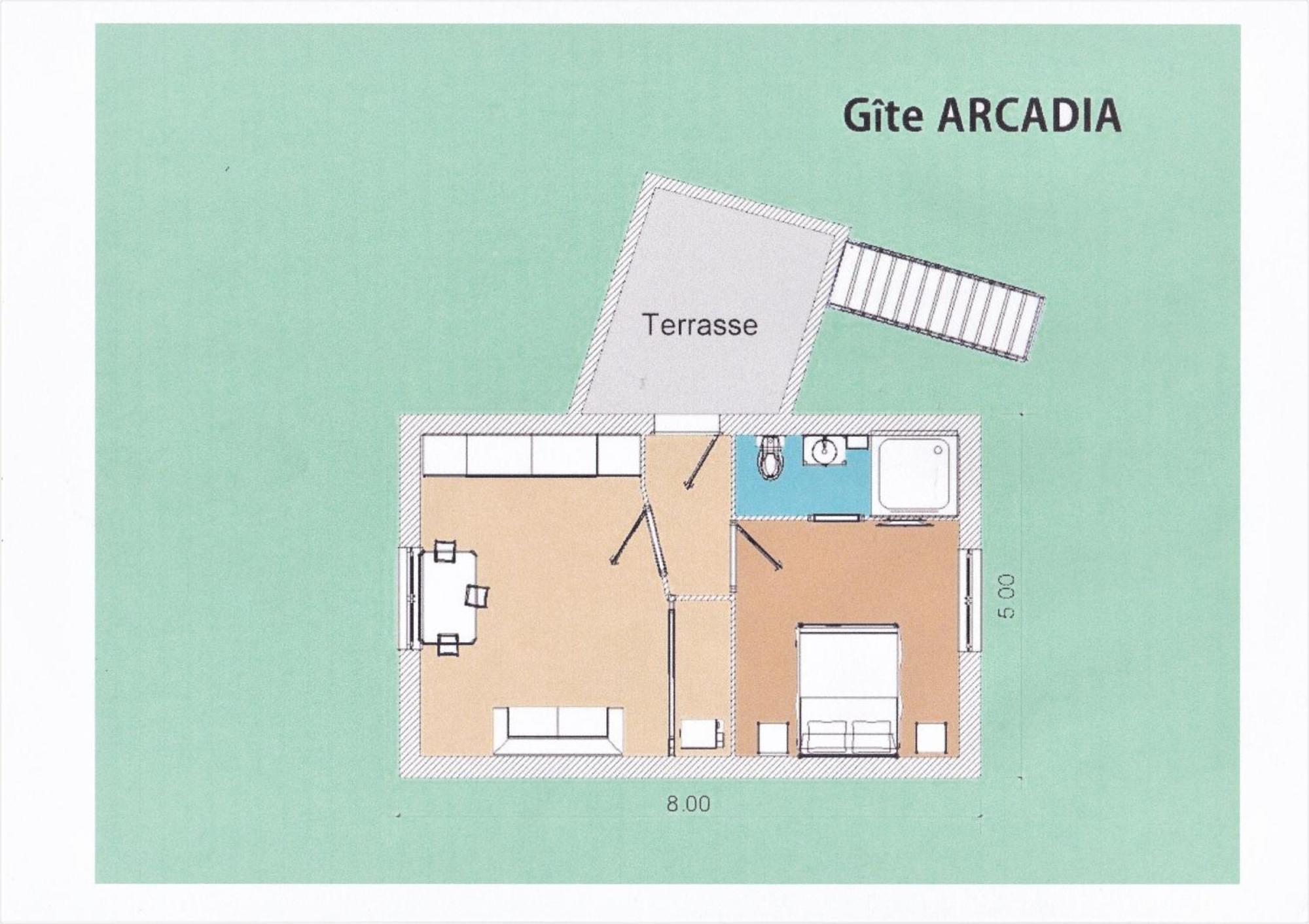 Gite Arcadia Saint-Ambroix Eksteriør bilde